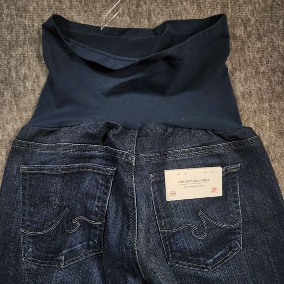 NWT AG Adriano Goldschmied 29R The Legging Ankle Skinny Maternity Jeans - Picture 7 of 15
